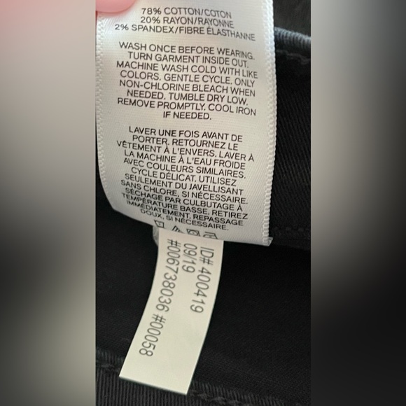 EXPRESS Cropped, Straight, High Rise Stretch Jeans Size 00R NWT - Picture 5 of 8